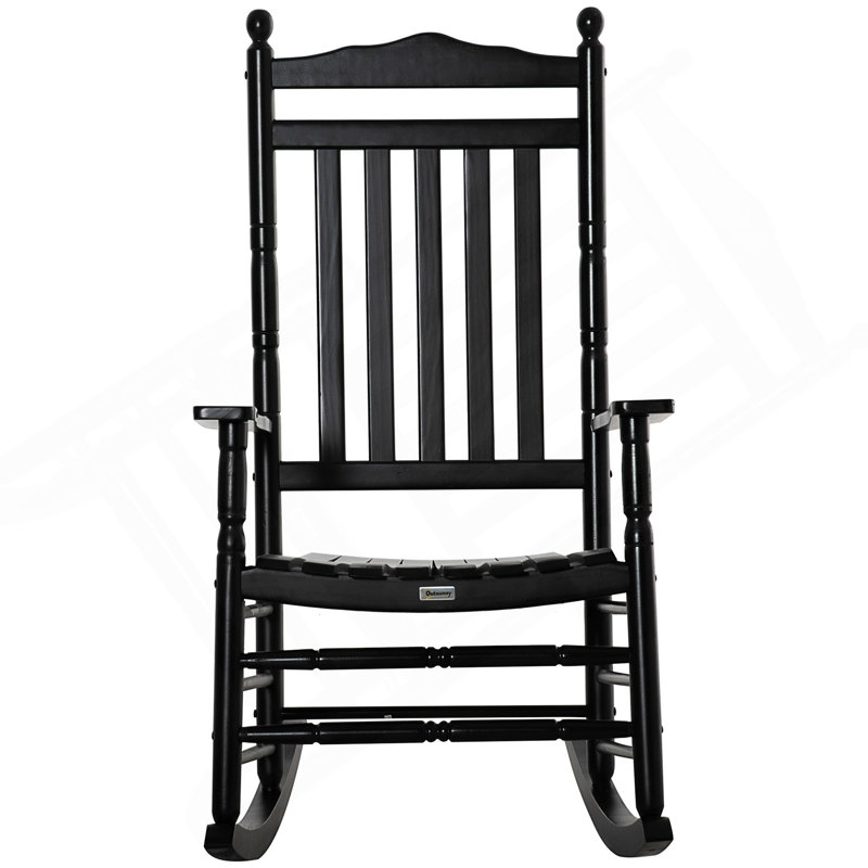 Chaise berçante à haut dossier Traditional