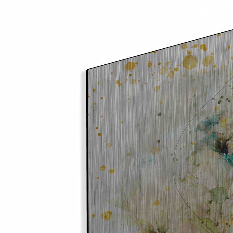 August Grove « Blue Evolution » par Roozbeh Bahramali – Décoration murale en métal, 40,6 cm x 30,5 cm, H 24 po x l 36 po
