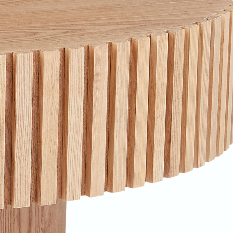 Table basse en bois naturel 39,37 pi.