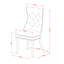 Cet ensemble de salle à manger 5 pièces comprend une table rectangulaire en bois rustique et 4 chaises Parson rembourrées en tissu de polyester, 36 x 60 pouces, jacobin vieilli-91898335-124328894