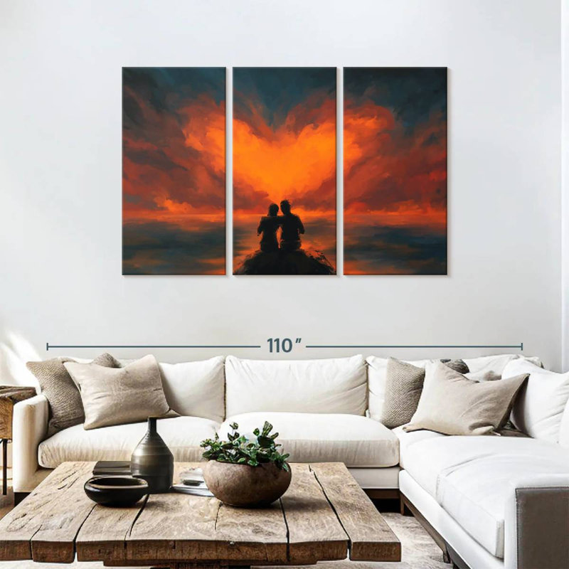 Hardie Couples, 48" H x 74" W