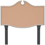 Colonial 1-Line Wall Address Plaque