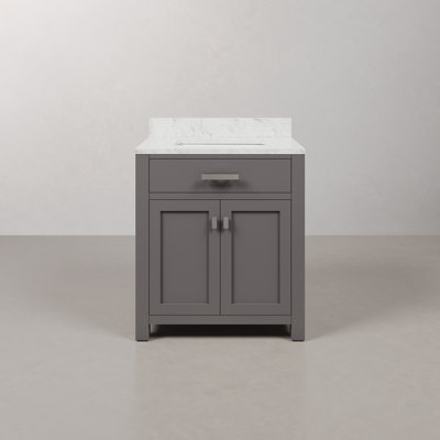 Ensemble de meuble-lavabo simple 30 po Minnetrista
