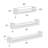 Cressex 3 Piece Paulownia Floating Shelf