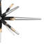 Ariel 12 - Light Sputnik Sphere Chandelier with Crystal Accents-70497830