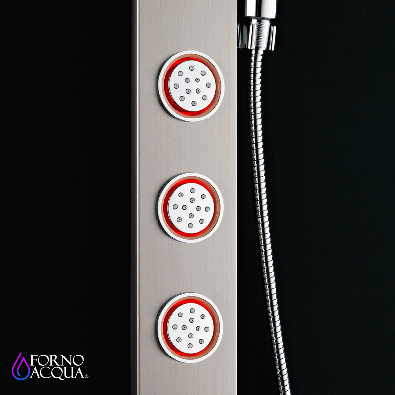 SensoTEMP Stainless Shower 1.8 GPM, Stainless Steel