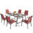 Sutiya 6 - Person Patio Dining Set with Rectangular Table
