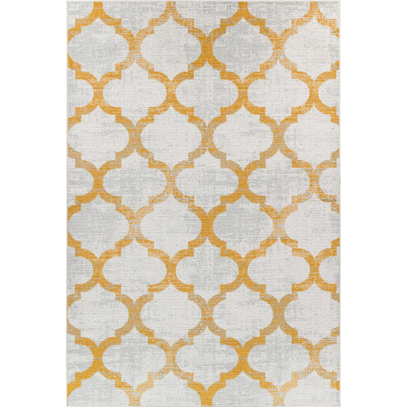 Beyanka Geometric Machine Tufted Area Rug, Rectangle 160 x 220 cm
