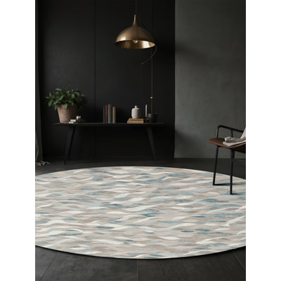 Tapis gris soyeux et moelleux