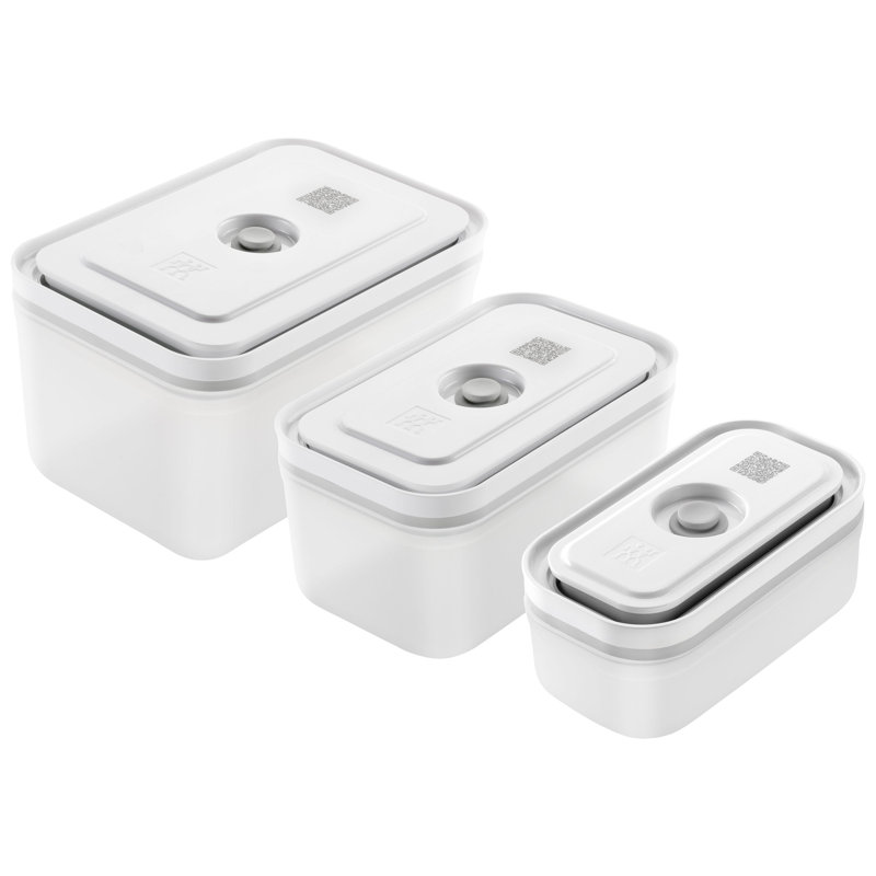 Green BPA-Free Plastic Divided Storage Lunch Box Set