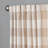 Treve 100% Cotton Room Darkening Buffalo Checkered Curtain Panel with Rod Pocket Top and included hook clips -57192986-57192991