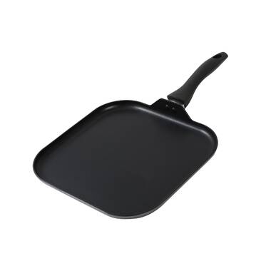 Alpine Cuisine Griddle Pan Aluminum 9-Inch Nonstick Coating, Griddle P