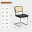50.04cm H Upholstered Metal Dining Chair-129621782