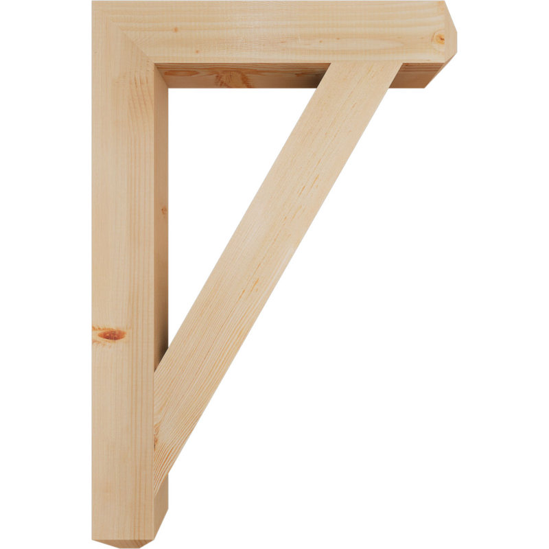Support pour artisan traditionnel, H 36 po x l 3,5 po x P 24 po, Douglas (lisse)