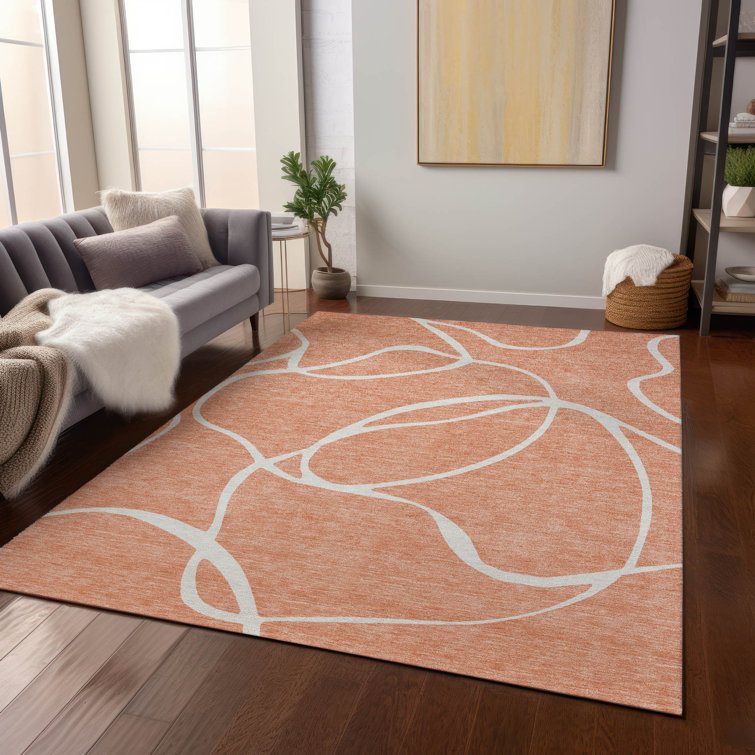 Machine Washable Indoor/Outdoor Chayden ACN999 Rug