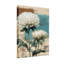 Plantes et fleurs, fleurs blanches, fond de carte postale rétro-197537301