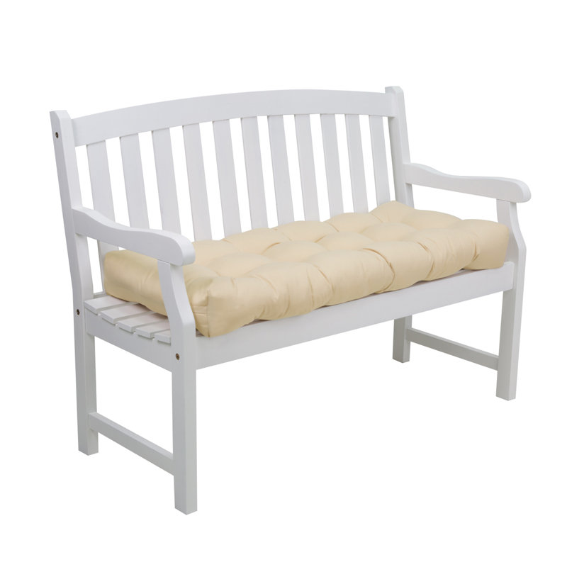 Bergholt Outdoor 5'' Bench Seat Cushion, Soft Beige, 48" W x 6.17" D