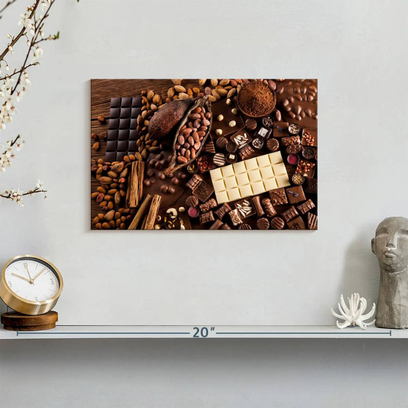 Chocolate Bliss, 8" H x 12" W