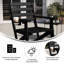 Chaise de salle à manger toutes saisons avec porte-gobelet pliable Adirondack-1447668079