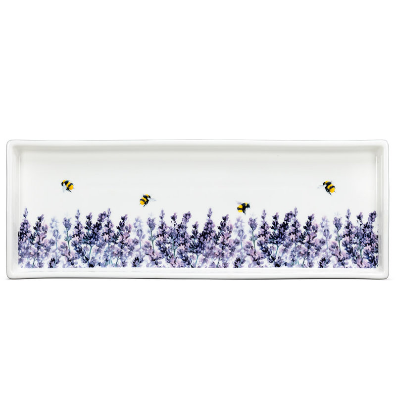 Plateau lavande avec abeilles Idabel