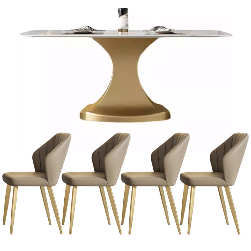 Ensemble de table de salle à manger Modern, H 29,52 po x L 70,86 po x l 35,43 po