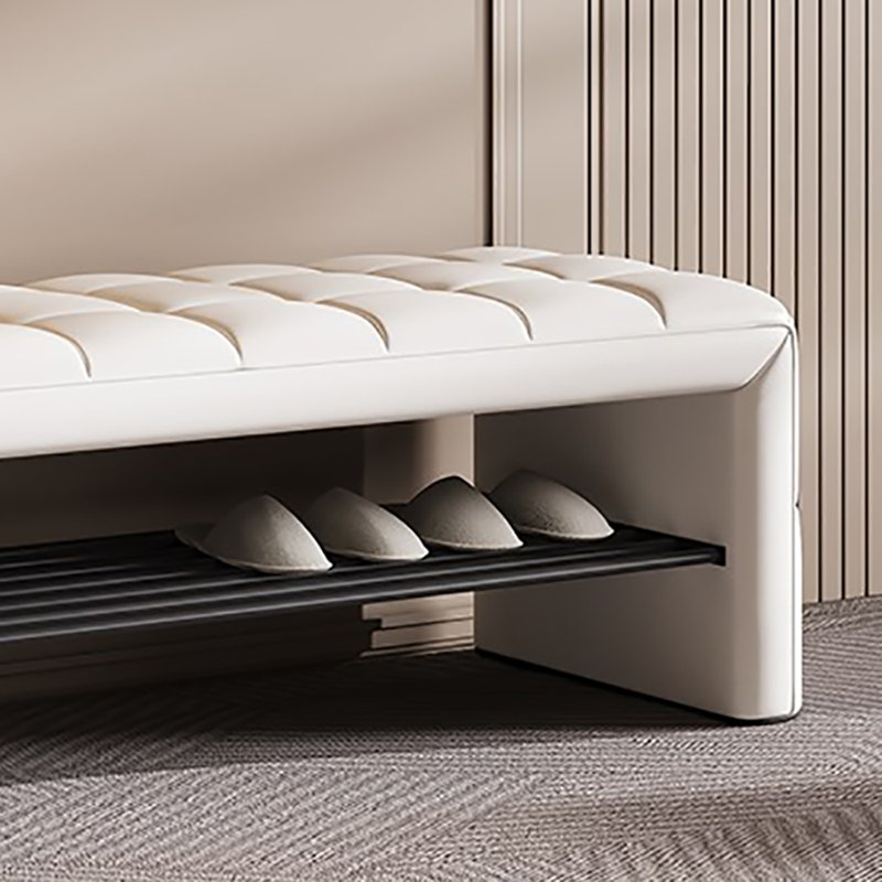 47.2in Shoe Storage Bench, Beige