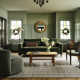 Abagail Light Check in Black/Beige with Backing