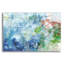 «Tidepool Sparkle Pink Blue» par Danhui Nai, art mural en verre acrylique-1856574732