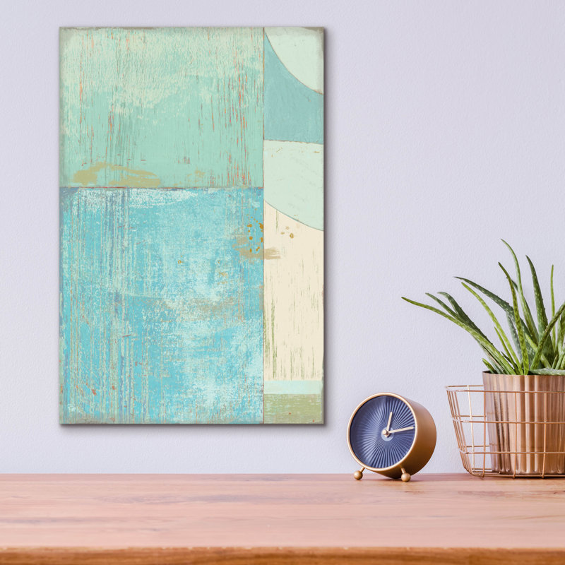 «Coastal Blues No 2» par Suzanne Nicoll, H 16 po x l 12 po x P 0,13 po