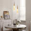 Valleystone 1 - Light teardrop shape Single LED Chandelier