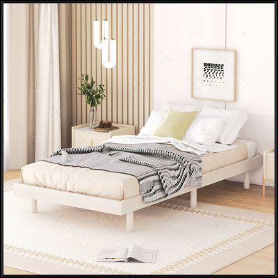 Modern Design Floating Platform Bed Frame
