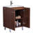 Jorrell 23.5'' Single Bathroom Vanity with Manufactured Wood Top-22087770