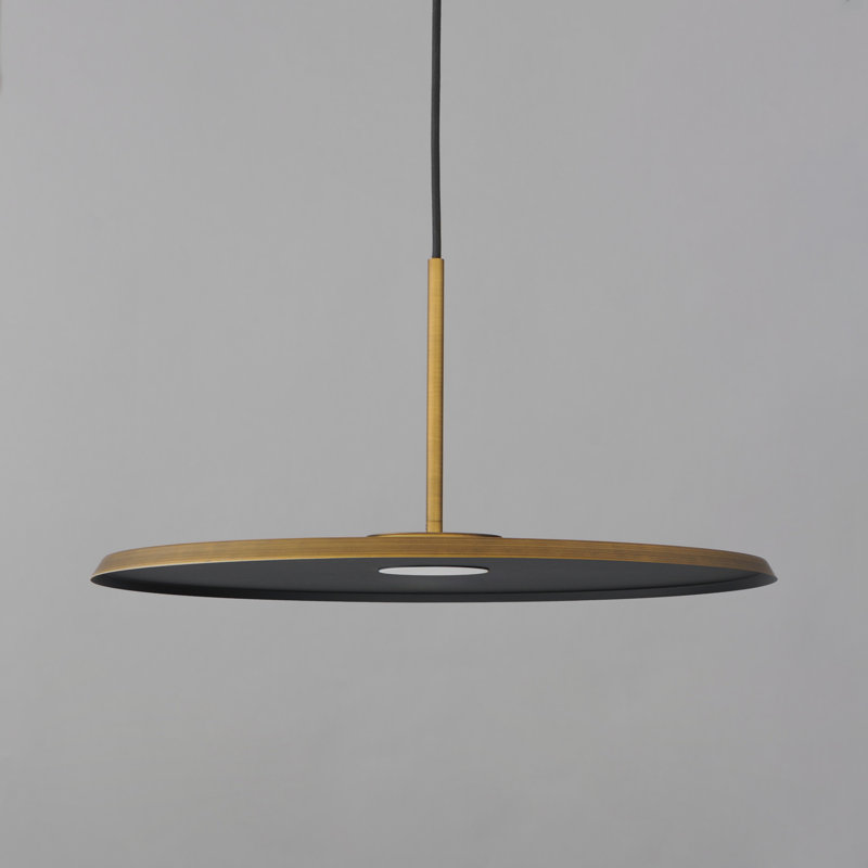 Luminaire suspendu Celie, Laiton antique