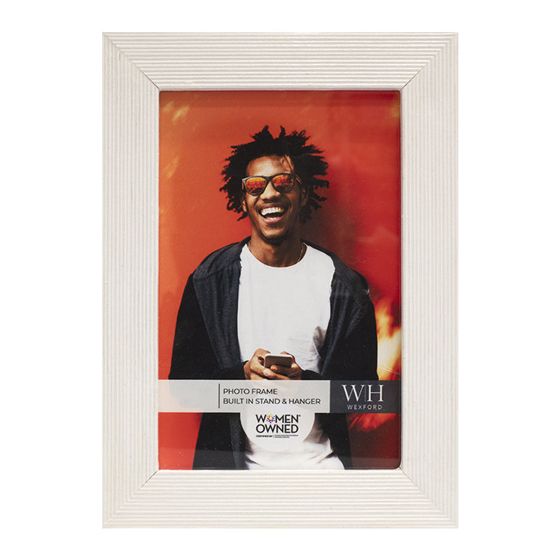 Wood Picture Frame, 4" x 6", White
