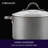 Circulon Elementum Hard Anodized Nonstick Cookware Pots And Pans Set, 10 Piece, Gray