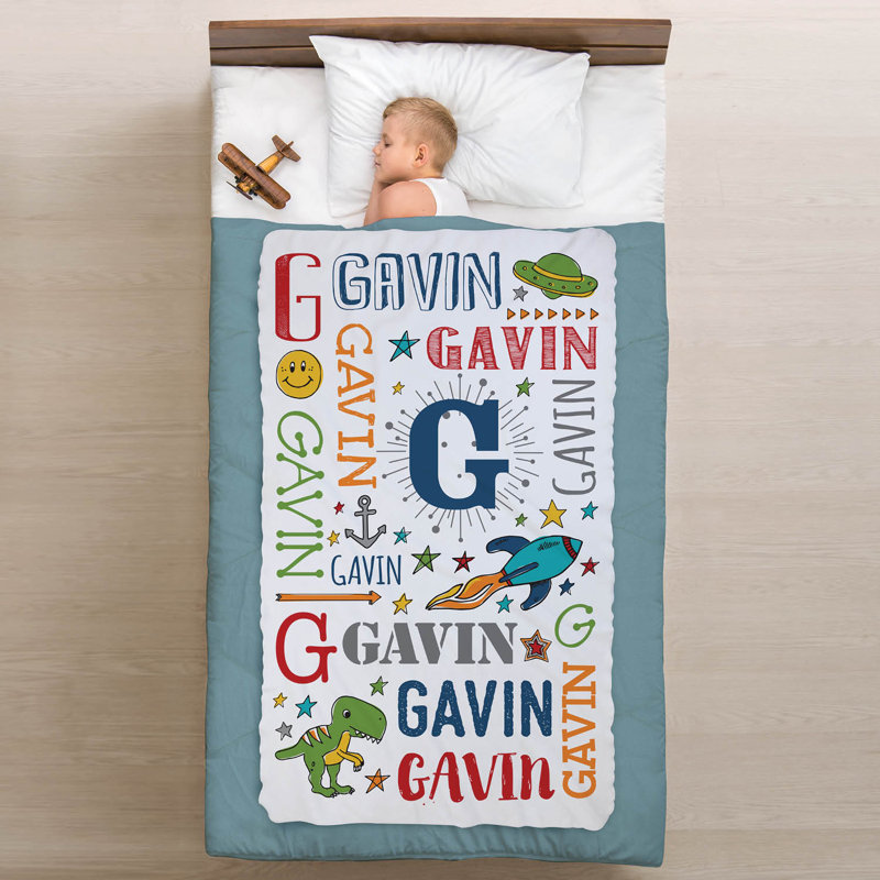 Machine Printed Throw Blanket, Yes