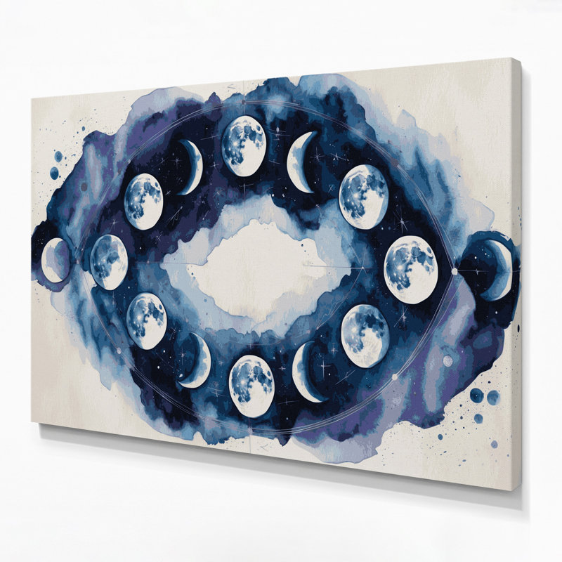 Art mural sur toile beige, H 12 po x l 18 po