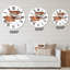 Minimal Compositions of Abstract Face IV - Horloge murale moderne-59914153