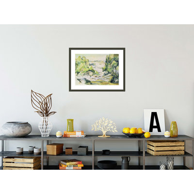 «Countryside in Provence» par Paul Cézanne, impression giclée sur cadre