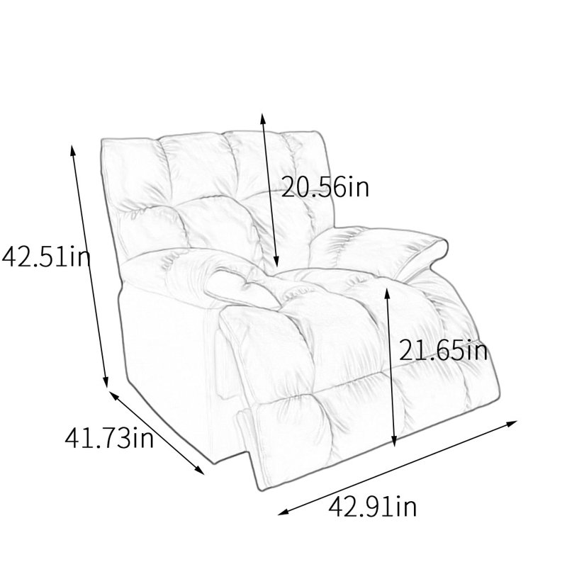 Fauteuil inclinable en cuir respirant avec pivotant sur 360 °, Noir