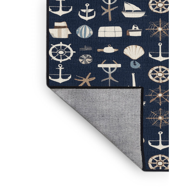  Tapis côtier lavable, Rectangle 7 pi x 9 pi