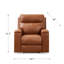 Fauteuil inclinable en cuir Diahanna Eriyon