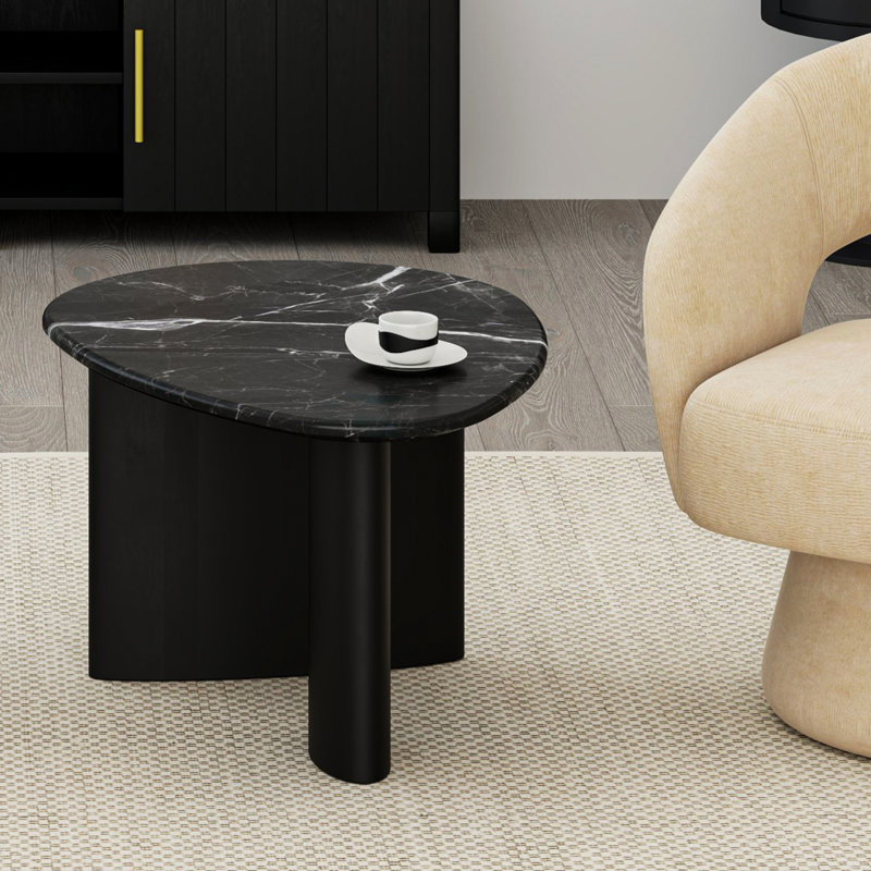 Table basse Mid-Century, Noir, noir, noir, noir, Noir, noir, noir, noir