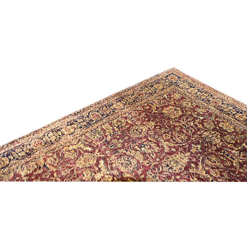 Handmade Silk and Wool Area Rug