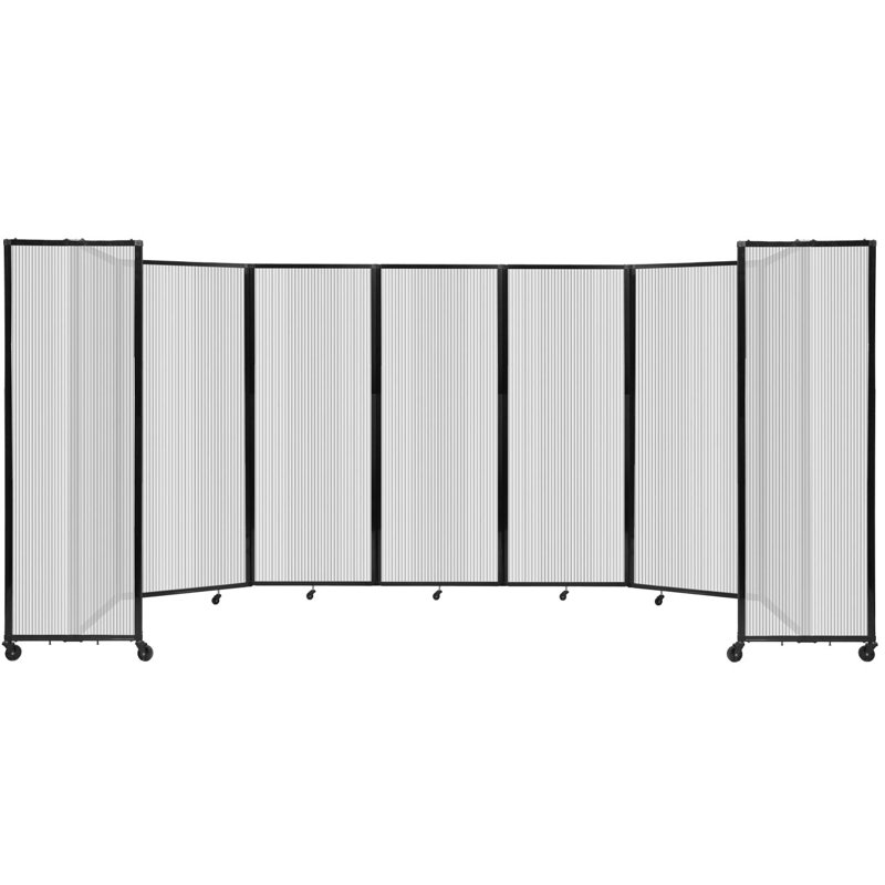 Cloison murale en polycarbonate 360, H 90 po x l 234 po, Transparent