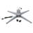 Home Heritage Stanley Pine Artificial Christmas Tree, 7' with Metal Base Stand