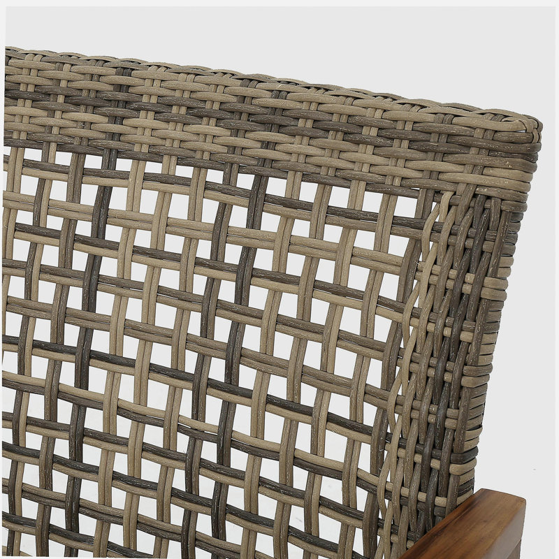 HAMPTON WOOD + WICKER LOVESEAT