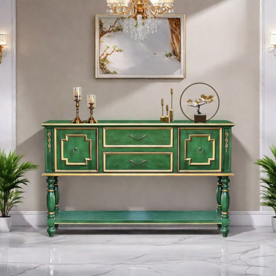 Rural Art Multifunctional Console Table