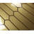 Secret Dimensions 3 in. x 12 in. Diamond Grade Glass Reverse Beveled Subway Decorative Kitchen & Bathroom Wall Tile