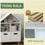 Bookshelf, 3-tier with two drawers, suitable for rooms, bedrooms, nurseries, white